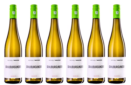 6x 0,75l - 2023er - Weingut Winter - Grauburgunder - VDP.Gutswein - Qualitätswein Rheinhessen - Deutschland - Weißwein trocken 6x 0,75l - 2023er - Weingut Winter - Grauburgunder - VDP.Gutswein - Qualitätswein Rheinhessen - Deutschland - Weißwein trocken von Weingut Winter