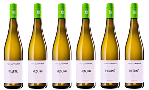 6x 0,75l - 2023er - Weingut Winter - Riesling - VDP.Gutswein - Qualitätswein Rheinhessen - Deutschland - Weißwein trocken 6x 0,75l - 2023er - Weingut Winter - Riesling - VDP.Gutswein - Qualitätswein Rheinhessen - Deutschland - Weißwein trocken von Weingut Winter