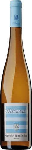 Weisser Burgunder VDP.Gutswein tr. 2021 BIO (DE-ÖKO-022) (1x0,75l), trockener Weisswein aus Rheinhessen von Weingut Wittman