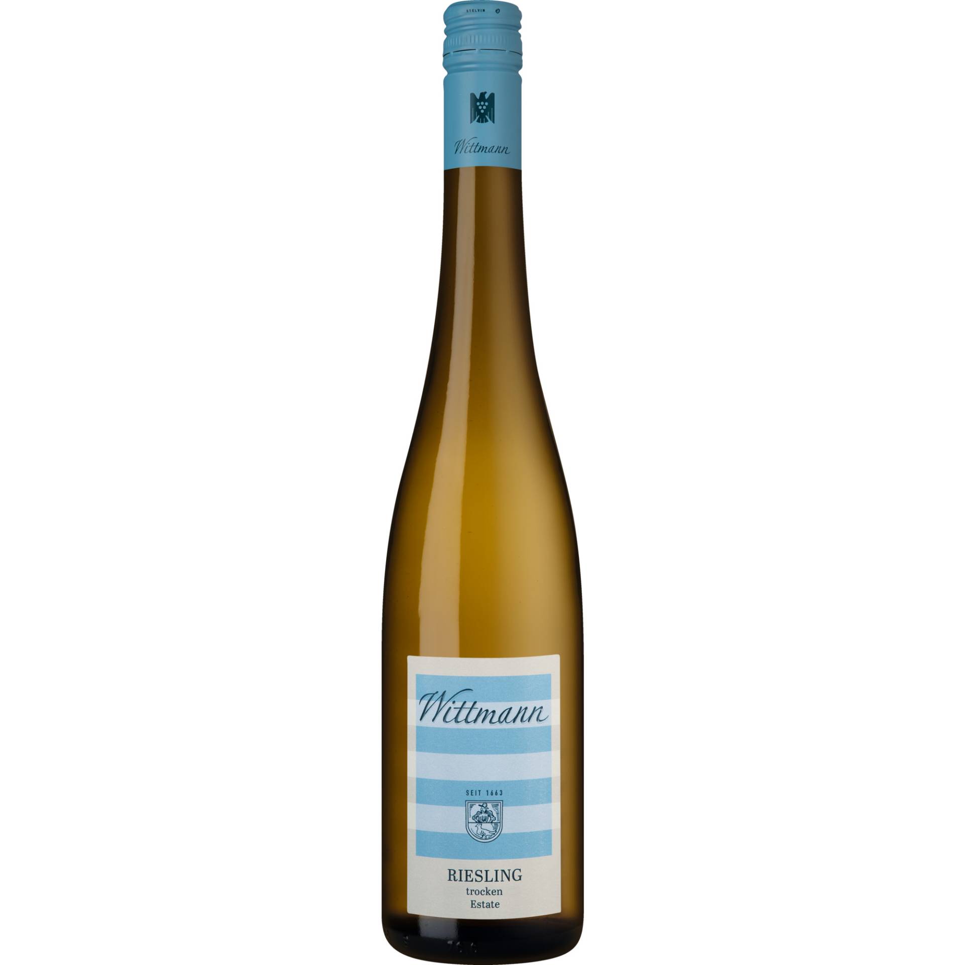 Wittmann Riesling Estate, Trocken, Rheinhessen, Rheinhessen, 2023, Weißwein Wittmann Riesling Estate, Trocken, Rheinhessen, Rheinhessen, 2023, Weißwein von Weingut Wittmann, D - 67593 Westhofen