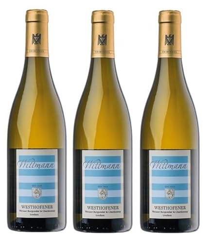 3x 0,75l - 2023er - Weingut Wittmann - Westhofener Weißer Burgunder & Chardonnay - VDP.Ortswein - Qualitätswein Rheinhessen - Deutschland - Weißwein trocken 3x 0,75l - 2023er - Weingut Wittmann - Westhofener Weißer Burgunder & Chardonnay - VDP.Ortswein - Qualitätswein Rheinhessen - Deutschland - Weißwein trocken von Weingut Wittmann