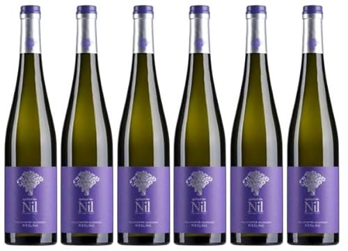 6 x Kallstadter Riesling tr. 2022 von Weingut am Nil (6x0,75l), trockener Weißwein aus der Pfalz von Weingut am Nil