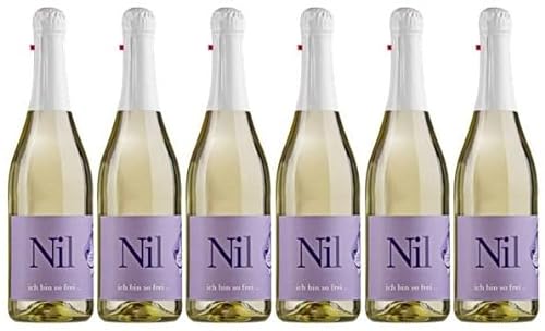 6 x Nil alkoholfrei weiß von Weingut am Nil im Sparpack(6x0,75l), trockener alkoholfreier Weißwein aus der Pfalz von Weingut am Nil