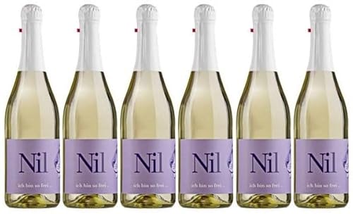 6 x Nil alkoholfrei weiß von Weingut am Nil im Sparpack(6x0,75l), trockener alkoholfreier Weißwein aus der Pfalz von Weingut am Nil