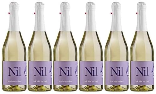 6 x Nil alkoholfrei weiß von Weingut am Nil im Sparpack(6x0,75l), trockener alkoholfreier Weißwein aus der Pfalz von Weingut am Nil