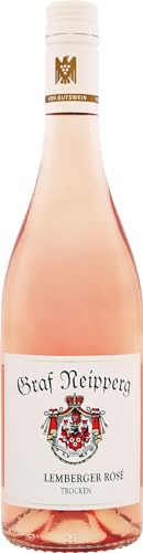 Graf Neipperg Lemberger Rosé trocken, Roséwein aus Württemberg (1 x 0.75l) von Weingut des Grafen Neipperg