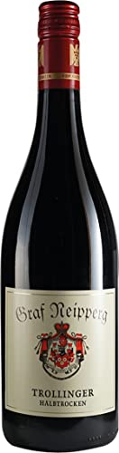 Weingut des Grafen Neipperg - Trollinger Rotwein halbtrocken - Qualitätswein aus Württemberg (1 x 0.75l) von Weingut des Grafen Neipperg