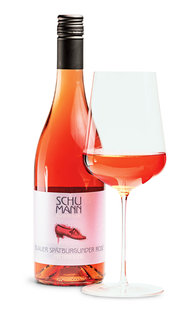 2022 Blauer Spätburgunder Rosé "Mittenmang" von Weinhaus Bettina Schumann