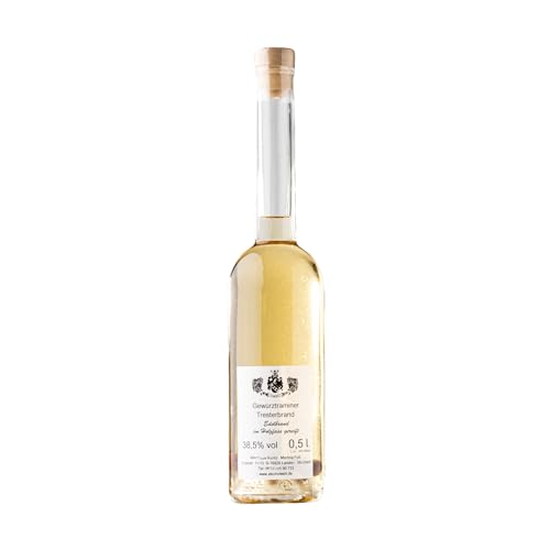 Brand Gewürztraminer HOLZFASSGEREIFT Trester 38,5% vol* Brand Gewürztraminer HOLZFASSGEREIFT Trester 38,5% vol* von Weinhaus Dieter Kuntz