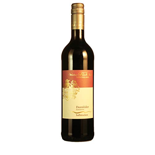 Weinhaus Flick 2019 Dornfelder Rotwein halbtrocken Qualitätswein 0.75 Liter von Weinhaus Flick