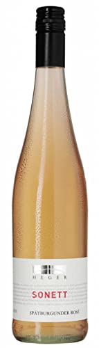 Weinhaus Joachim Heger Spätburgunder Rosé "Sonett" Baden QbA trocken 2022 (1 x 0.750 l) von Weinhaus Joachim Heger