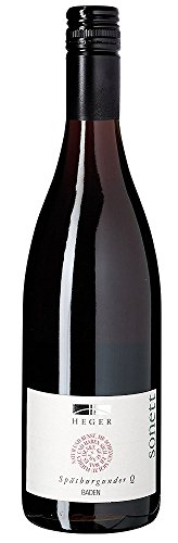 Weinhaus Joachim Heger Spätburgunder Rotwein "Sonett" - Qualitätswein 2014 Trocken (1 x 0.75 l) von Weinhaus Joachim Heger