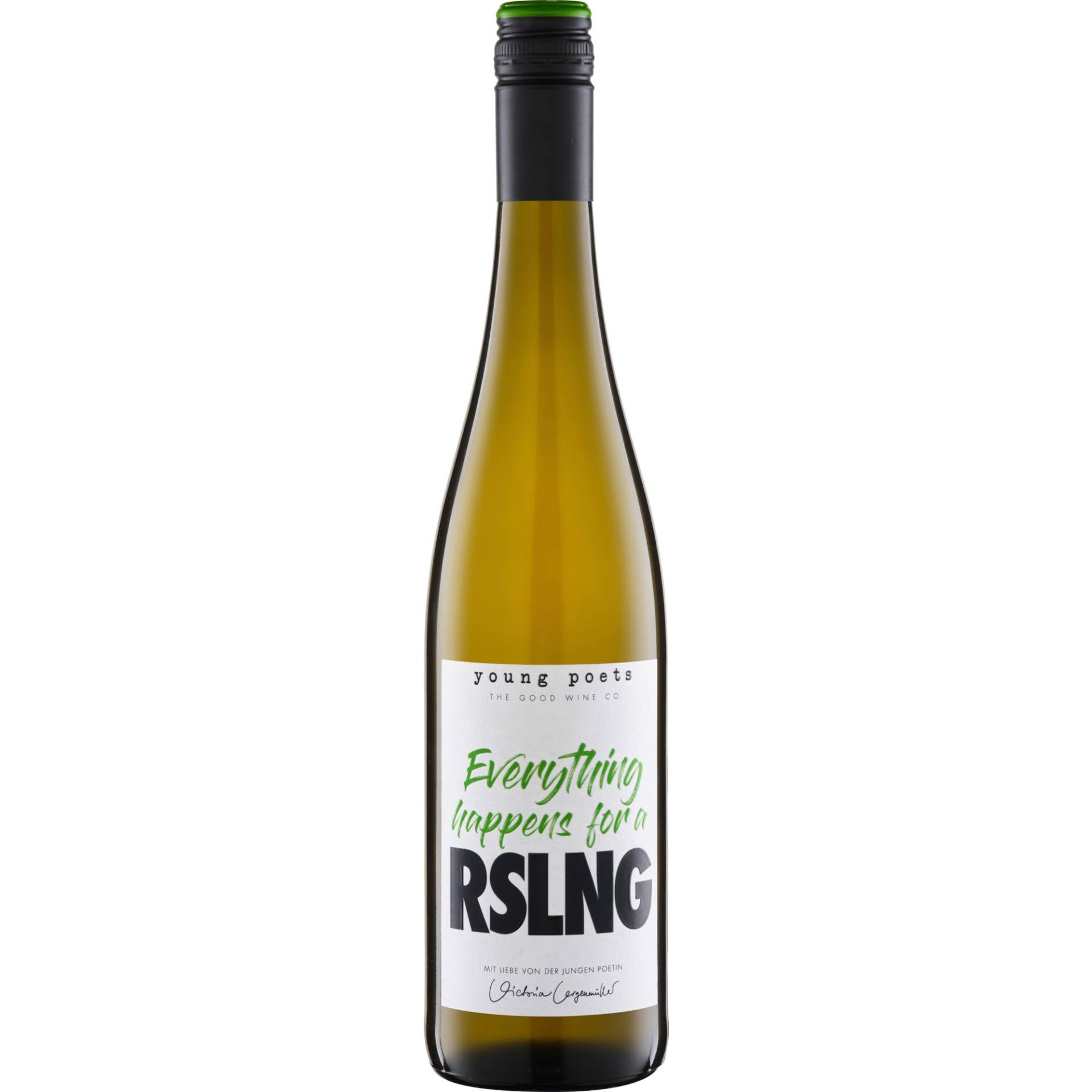 Young Poets Everything Happens for a Riesling, Trocken, Pfalz, Pfalz, 2023, Weißwein Young Poets Everything Happens for a Riesling, Trocken, Pfalz, Pfalz, 2023, Weißwein von Weinhaus Lergenmüller GmbH D-76835 Hainfeld