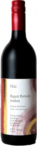 Weinhaus Müller Bornheim 0,75l Flasche Regent Rotwein trocken 2023 - Qualitäts-Rotwein trocken aus der Pfalz - roter Qualitätswein trocken, Anzahl:1 Flasche von Weinhaus Müller Bornheim