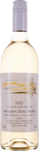 Weinhaus Müller Bornheim Pfälzer Weißwein Sauvignon blanc 2021 trocken 0,75 L Flasche direkt vom Winzer, Anzahl Flaschen:6 Flaschen von Weinhaus Müller Bornheim