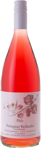 Weinhaus Müller Pfälzer Portugieser Rosé 2022 halbtrocken (6 x 1,0 L Flasche) direkt vom Winzer von Weinhaus Müller Bornheim