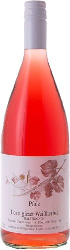 Weinhaus Müller Pfälzer Portugieser Rosé 2022 halbtrocken (6 x 1,0 L Flasche) direkt vom Winzer von Weinhaus Müller Bornheim