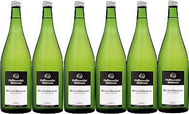 Pfaffenweiler Weinhaus Müller-Thurgau Qualitätswein feinherb (6 x 1,0L) von Pfaffenweiler Weinhaus