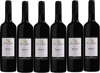 Pfaffenweiler Weinhaus Sancta Clara Merlot Rotwein trocken (6 x 0,75L) von Pfaffenweiler Weinhaus