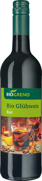 Biogreno Roter Glühwein Bio süß 0,75 l von Weinhaus Schneekloth