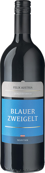 Felix Austria Blauer Zweigelt Rotwein trocken 1 l von Weinhaus Schneekloth