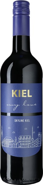 Kiel „my love“ Dornfelder Rotwein trocken 0,75 l von Weinhaus Schneekloth