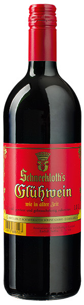 Schneekloth's Roter Glühwein süß 1 l von Weinhaus Schneekloth