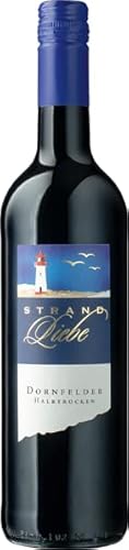 Strandliebe Dornfelder Rotwein halbtrocken 0,75 l von Weinhaus Schneekloth