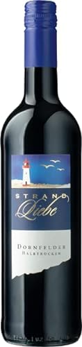 Strandliebe Dornfelder Rotwein halbtrocken 0,75 l von Weinhaus Schneekloth