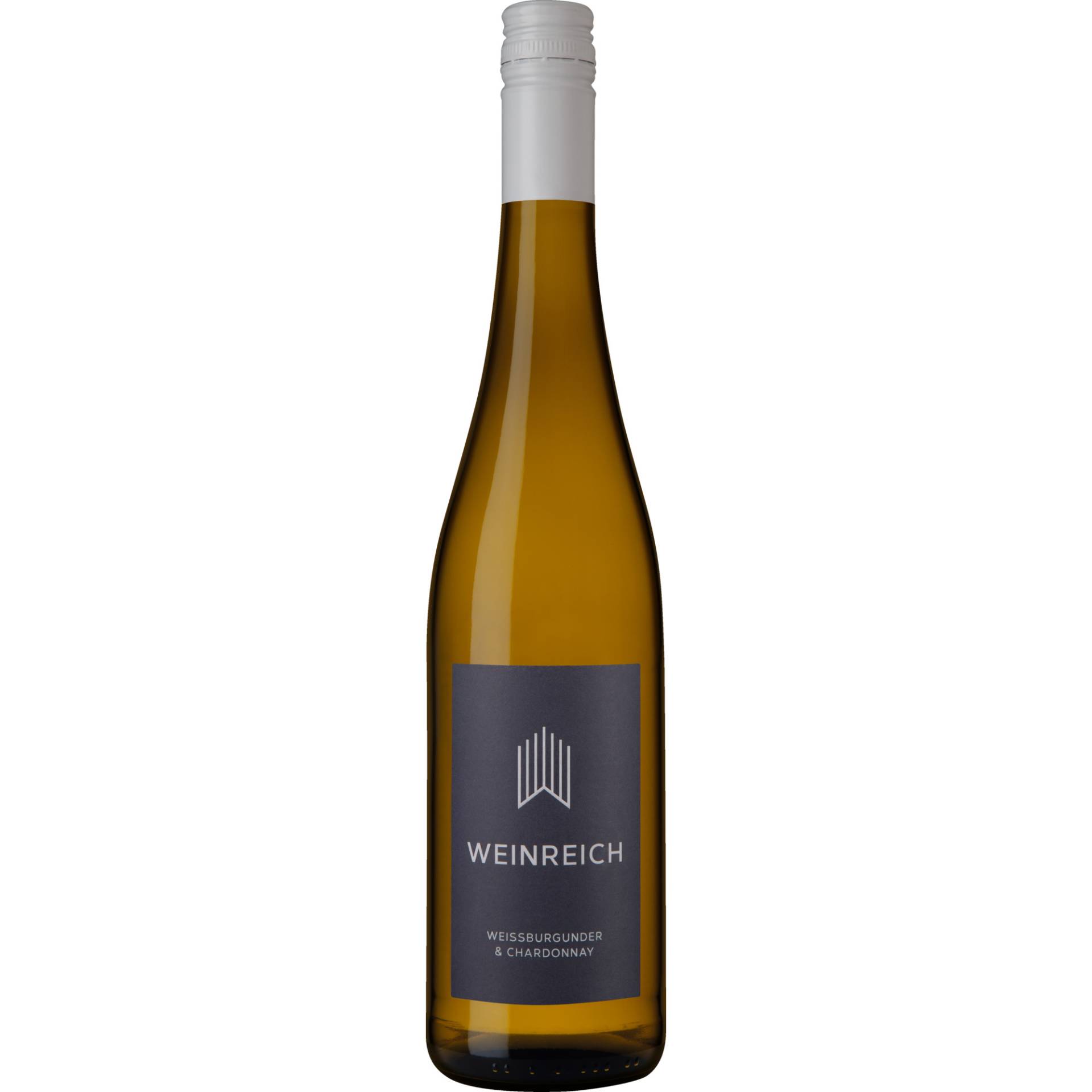 Weinreich Weißburgunder-Chardonnay, Trocken, Rheinhessen, Rheinhessen, 2021, Weißwein von Weinhaus Weinreich, D - 67595 Bechtheim