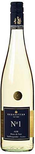 Weinkellerei Brogsitter Spätburgunder Blanc de Noir N grad 1 2016/2017 Trocken (1 x 0.75 l) von Weinkellerei Brogsitter