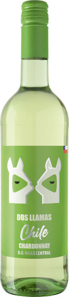 Dos Llamas Chardonnay Weißwein trocken 0,75 l von Weinkellerei Einig-Zenzen