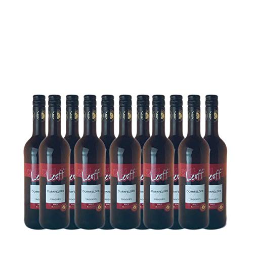 Rotwein Pfalz Dornfelder Leoff trocken (12 x 0,75L) von Weinkellerei Hechtsheim GmbH