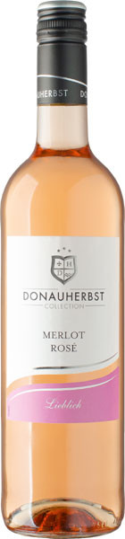 Donauherbst Merlot Rosé Roséwein lieblich 0,75 l von Weinkellerei Hechtsheim