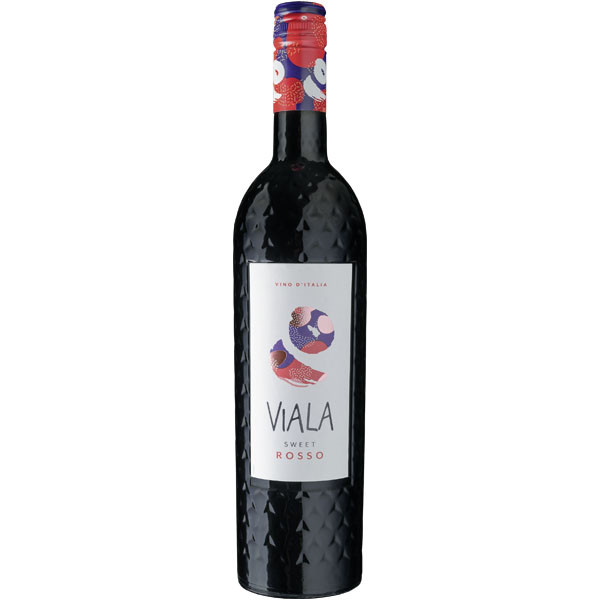 Viala Sweet rosso Rotwein lieblich 0,75 l von Weinkellerei Hechtsheim