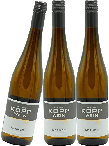 3 Flaschen 2023er Kerner Spätlese Weißwein lieblich 0,75l, direkt vom Erzeuger: Weingut Kopp in Ranschbach 3 Flaschen 2023er Kerner Spätlese Weißwein lieblich 0,75l, direkt vom Erzeuger: Weingut Kopp in Ranschbach von Weinkellerei Kopp