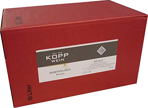 5 Liter Dornfelder Rotwein in Bag in Box, direkt vom Erzeuger: Weingut Kopp in Ranschbach von Weinkellerei Kopp