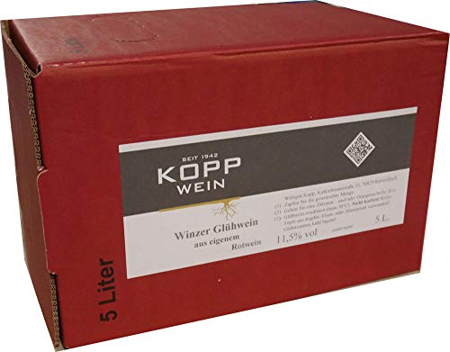 5l roter Winzerglühwein Spätburgunder Glühwein direkt vom Erzeuger Kopp 5l roter Winzerglühwein Spätburgunder Glühwein direkt vom Erzeuger Kopp von Weinkellerei Kopp