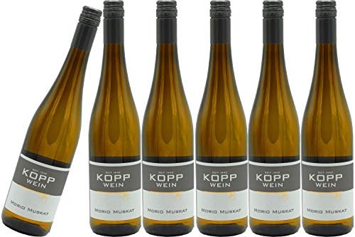 6 Flaschen 2021er Morio-Muskat Weißwein lieblich 0,75l, direkt vom Erzeuger: Weingut Kopp in Ranschbach von Weinkellerei Kopp