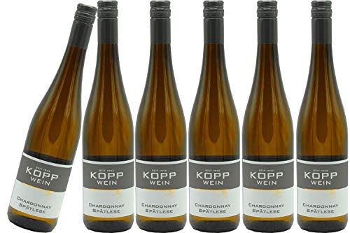 6 Flaschen 2023er Chardonnay Spätlese lieblich Weißwein 0,75l, direkt vom Erzeuger: Weingut Kopp in Ranschbach 6 Flaschen 2023er Chardonnay Spätlese lieblich Weißwein 0,75l, direkt vom Erzeuger: Weingut Kopp in Ranschbach von Weinkellerei Kopp
