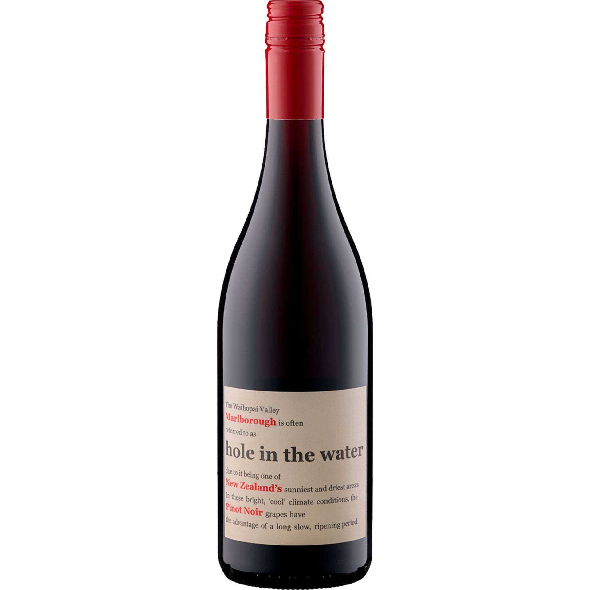Konrad Hole in the Water Pinot Noir, Waihopai Valley, Marlborough, Marlborough, 2016, Rotwein von Weinkontor Freund GmbH, D- 33829 Borgholzhausen