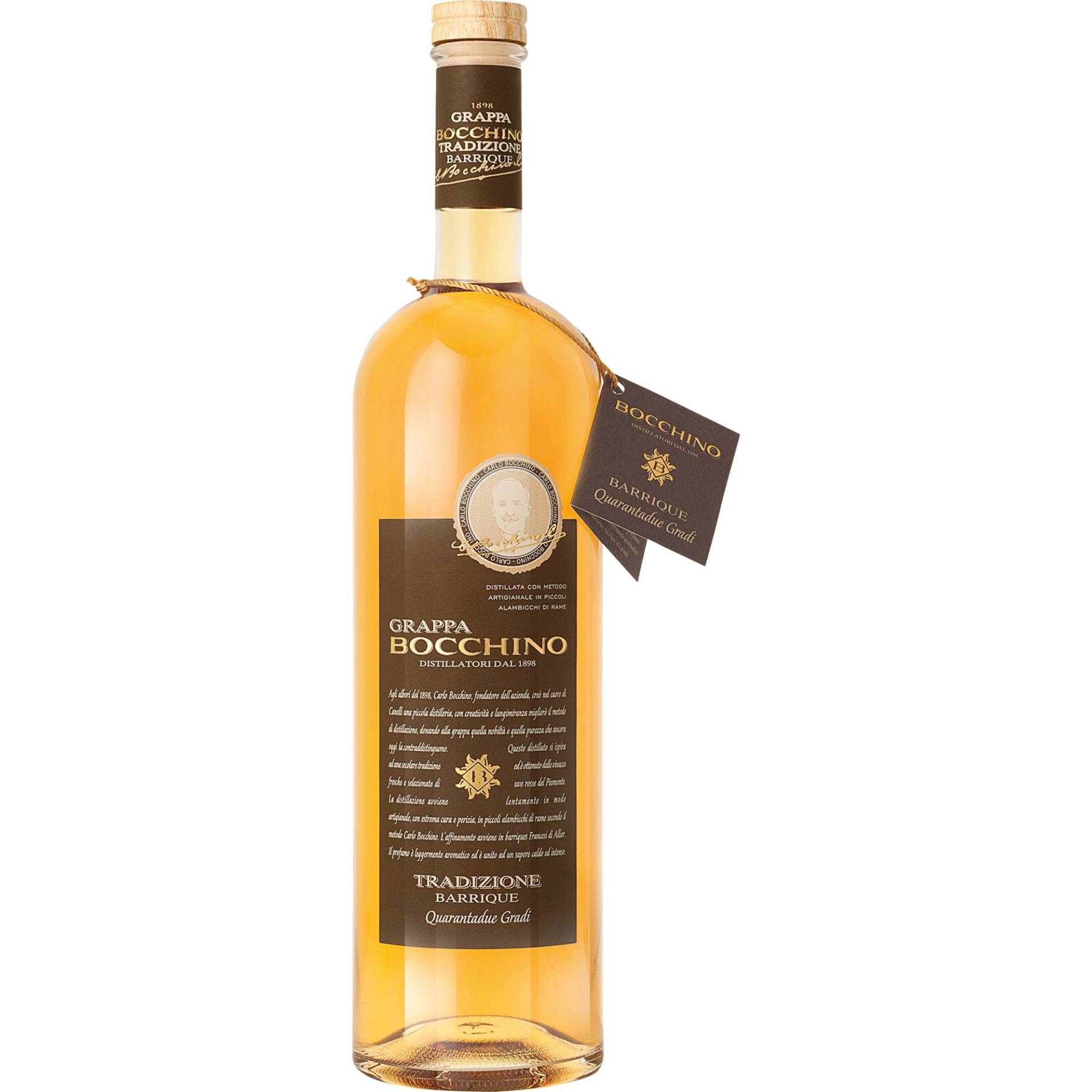 Grappa Bocchino Tradizione Barrique, 1,0 L, 42% vol, Piemont, Spirituosen Grappa Bocchino Tradizione Barrique, 1,0 L, 42% vol, Piemont, Spirituosen von Weinland Ariane Abayan GmbH, -20251 Hamburg