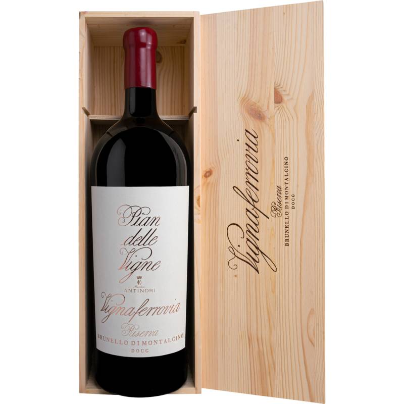 Pian dellle Vigne Vignaferrovia Riserva, Brunello di Montalcino DOCG,  3,0 L, Toskana, 2010, Rotwein von Weinland Ariane Abayan GmbH, -20251 Hamburg