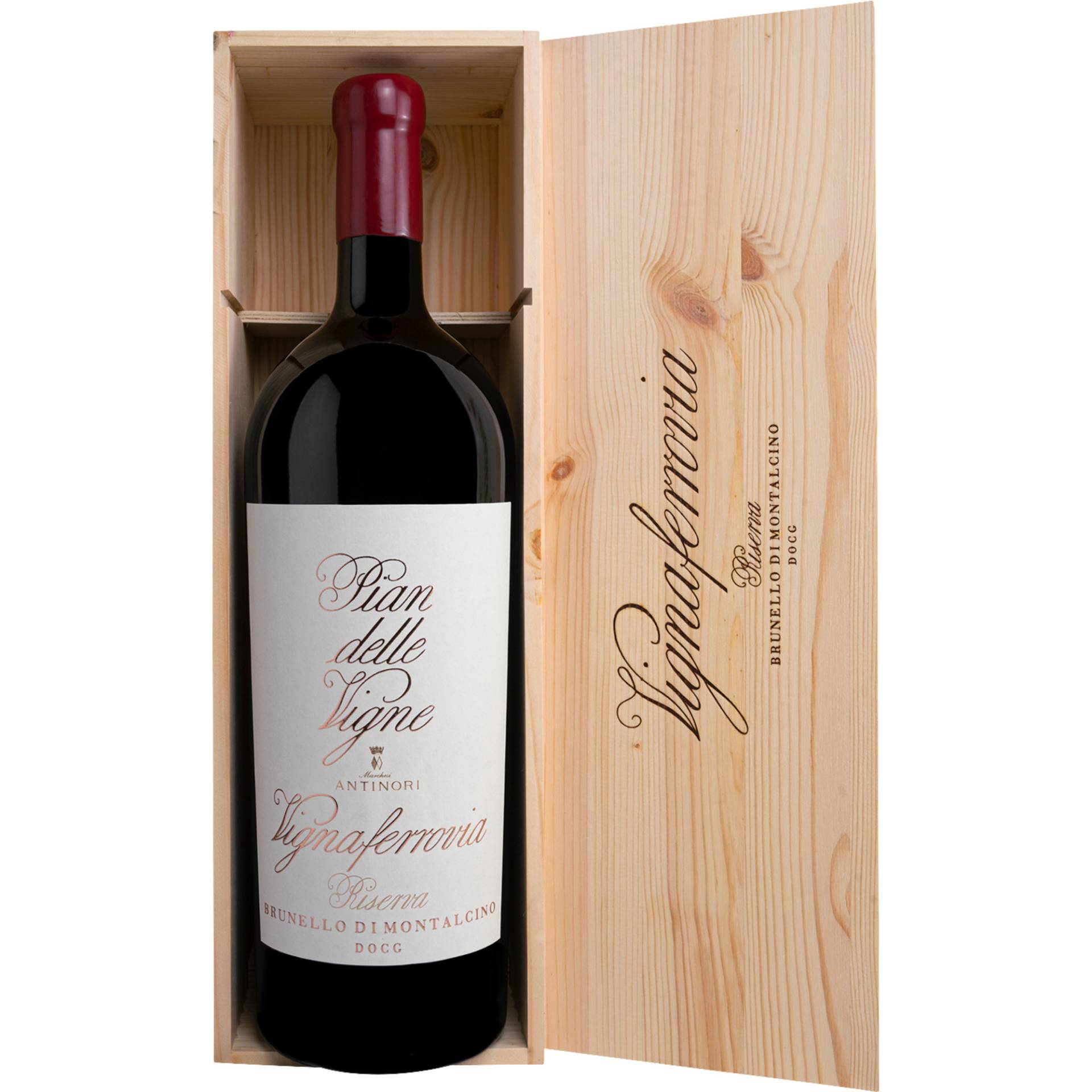 Pian dellle Vigne Vignaferrovia Riserva, Brunello di Montalcino DOCG, 5,0 L, Toskana, 2007, Rotwein Pian dellle Vigne Vignaferrovia Riserva, Brunello di Montalcino DOCG, 5,0 L, Toskana, 2007, Rotwein von Weinland Ariane Abayan GmbH, -20251 Hamburg