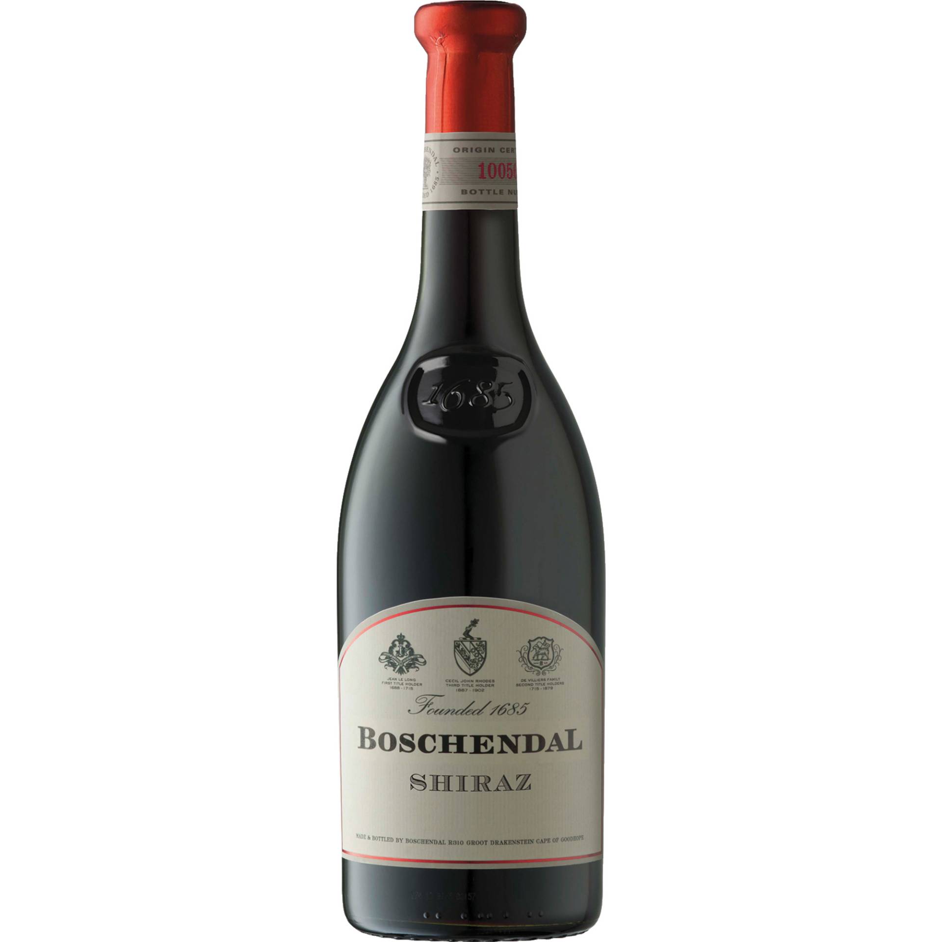 Boschendal 1685 Shiraz, Franschhoek, Western Cape, 2020, Rotwein Boschendal 1685 Shiraz, Franschhoek, Western Cape, 2020, Rotwein von Weinland Ariane Abayan GmbH,20251,Hamburg,Deutschland