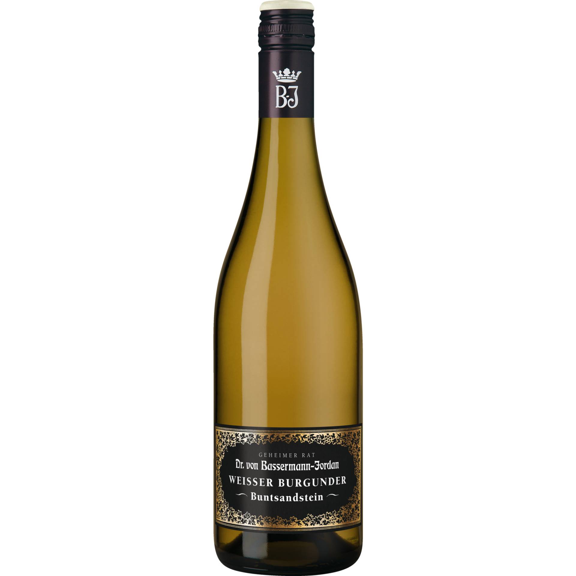 Buntsandstein Weisser Burgunder, Trocken, Pfalz, Pfalz, 2024, Weißwein Buntsandstein Weisser Burgunder, Trocken, Pfalz, Pfalz, 2024, Weißwein von Weinmanufaktur Geheimer Rat Dr. von Bassermann-Jordan, D - 67146 Deidesheim