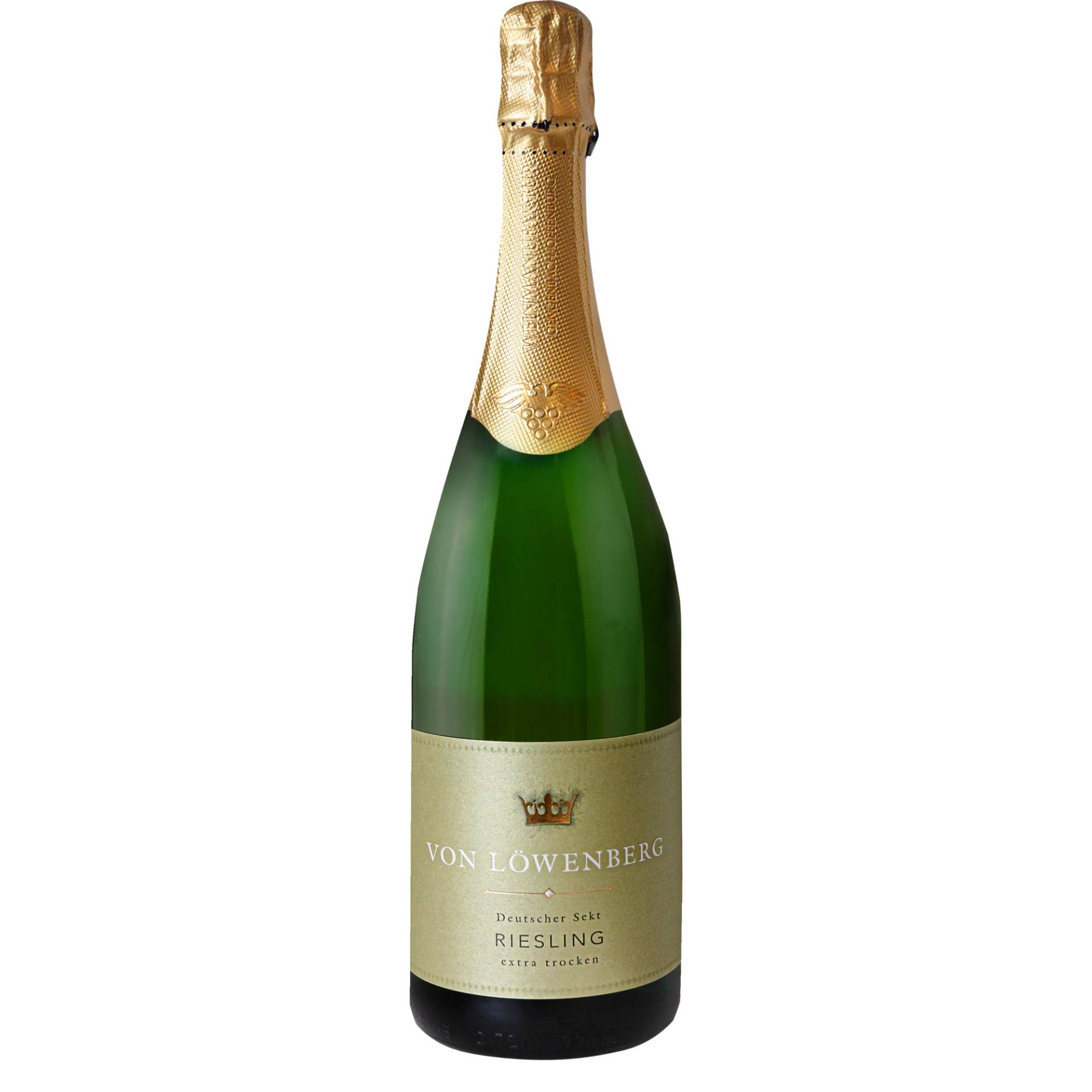 Von Löwenberg Riesling Sekt, Trocken, Deutscher Sekt, Baden, 2021, Schaumwein von Weinmanufaktur Gengenbach-Offenburg eG - Am Winzerkeller 2, 77723 Gengenbach - DE