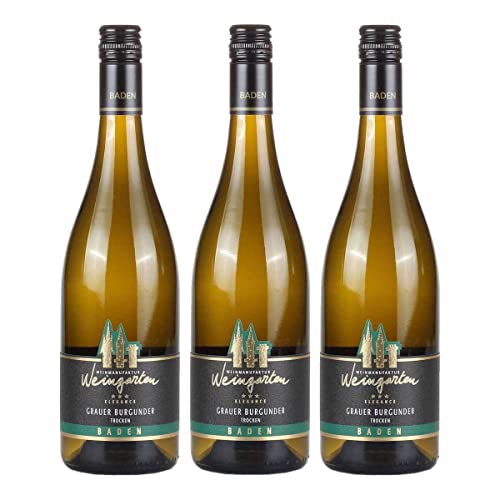 3 Flaschen Weinmanufaktur Weingarten Grauer Burgunder Elegance 12,5% vol. 0,75l 3 Flaschen Weinmanufaktur Weingarten Grauer Burgunder Elegance 12,5% vol. 0,75l von Weinmanufaktur Weingarten