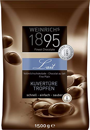 Weinrichs Vollmilch Tropfen Kuvertüre 1500g Weinrichs Vollmilch Tropfen Kuvertüre 1500g von Ludwig Weinrich GmbH & Co. KG