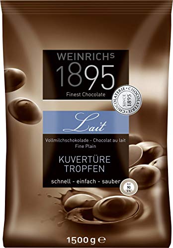 Weinrichs Vollmilch Tropfen Kuvertüre 1500g von Ludwig Weinrich GmbH & Co. KG